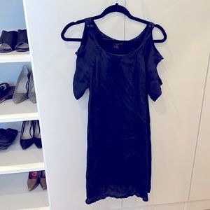 Navy Flowy Dress